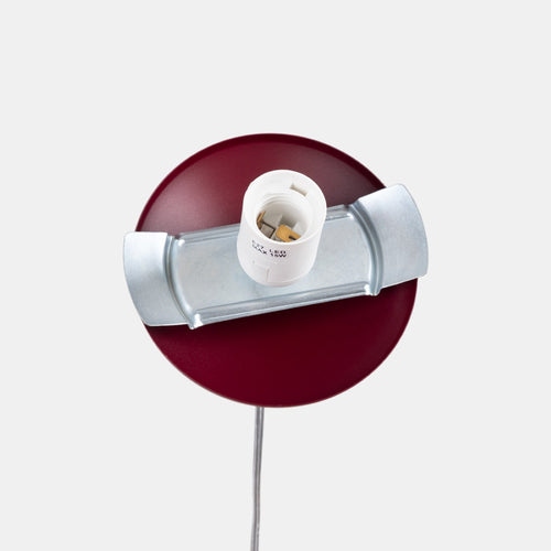 Sollux Lighting Hanglamp UGO 40 bordeaux - 40x40x130cm