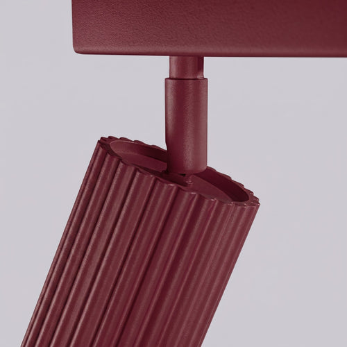 Sollux Lighting Plafondlamp KARBON 6L bordeaux - 117x6,5x16,5cm