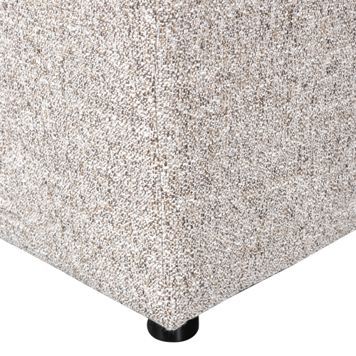 WOOOD hocker Allure - Geweven Stof - Naturel Melange