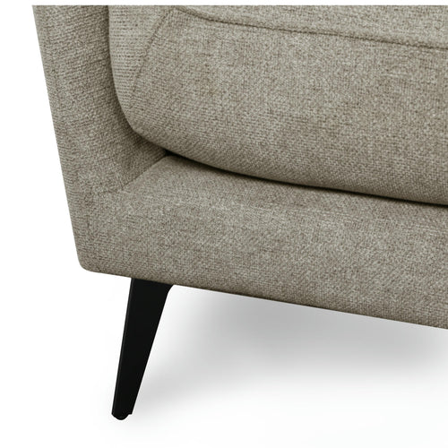 Furnhouse 3-zitsbank Bari - Taupe - Stof - 92x224x84