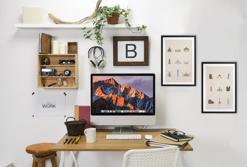 Zwarte lijst met kader 40x30 beroemde iconen - vtwonen shop