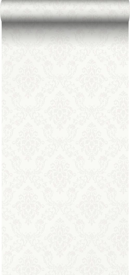 Borastapeter behang barokprint wit - 53 cm x 11.2 m - 660139 - vtwonen shop