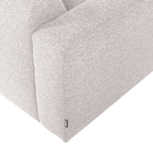 WOOOD 1,5-zits bank arm links Mojo Base - Bouclé - Ecru - 74x145x97