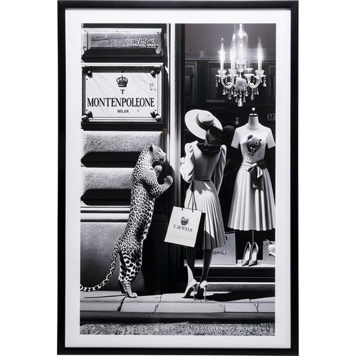 Kare Design Schilderij Window Shopping 80x120cm
