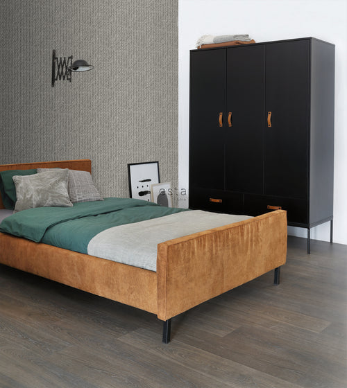 ESTAhome behang touw-motief donkergrijs - 53 cm x 10.05 m - 138248
