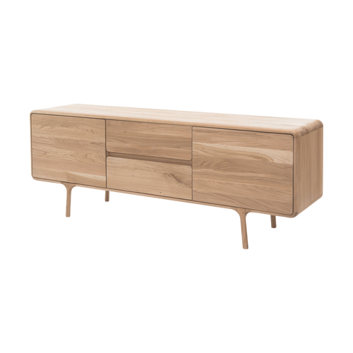 Gazzda Fawn sideboard houten dressoir naturel - 180 x 45 cm - vtwonen shop