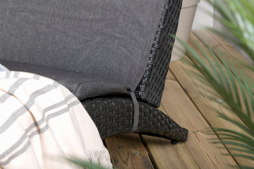 Rebellenclub Ligstoel Palm - Zwart - vtwonen shop