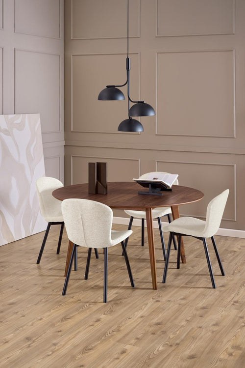 Rebellenclub Eetkamertafel Roskilde - ø140 cm - Walnoot