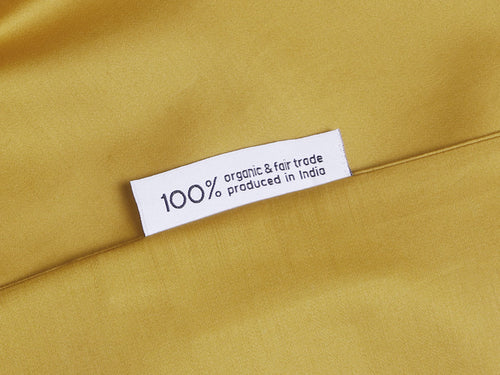 Yumeko dekbedovertrek katoen satijn classic gold 200x220 + 2/60x70 - vtwonen shop