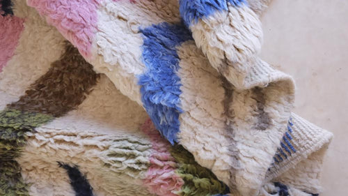 AFK Living vloerkleed Berber - handgemaakt - Wol - 215 x 285 cm