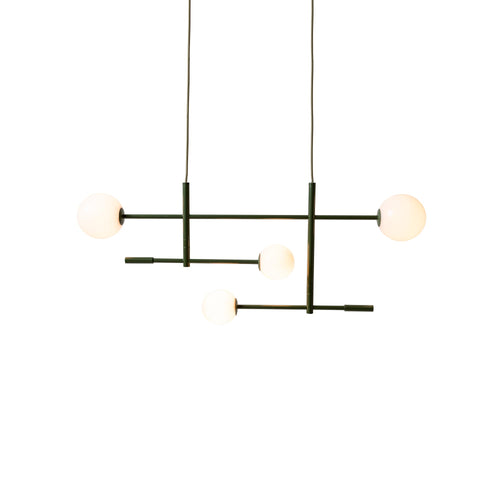 it's about RoMi hanglamp Copenhagen - groen - 97x13x215cm - vtwonen shop