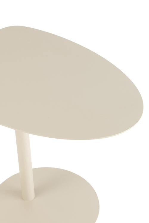 J-Line bijzettafel Ice - metaal - grijs - vtwonen shop