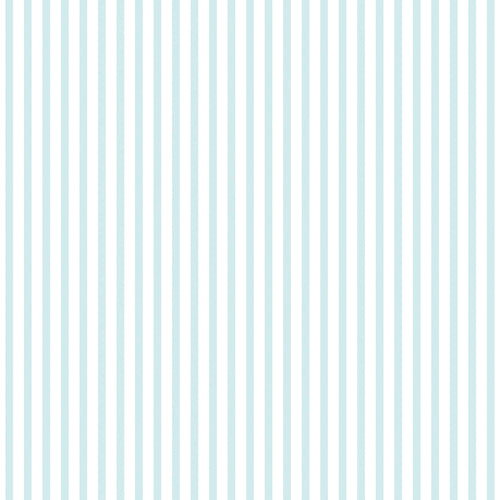 Sanders & Sanders behang strepen lichtblauw en wit - 53 cm x 10 m - 640474