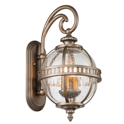 Elstead Kichler Halleron Outdoor Wandlantaarn Gebronsd Brons, IP44