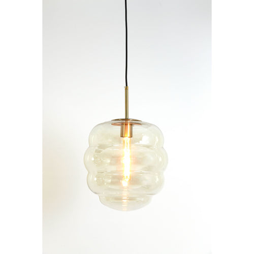 Light & Living hanglamp Misty - oranje - Ø30cm - vtwonen shop