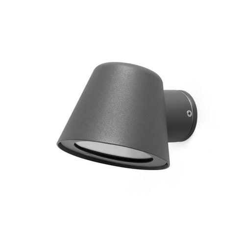 Faro Gina - 1 Licht Wandlamp Buiten Donkergrijs IP44, GU10