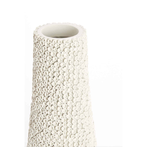 Light & Living vaas Olvera - wit - Ø21cm
