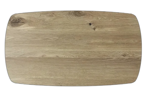 Deens Ovaal - Houten poot - 220 x 100 cm - Deer Brown