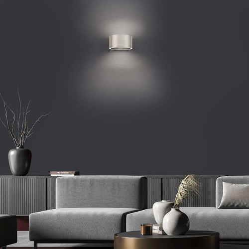 Neuhaus PURE wandlamp Clipse - 2 lichts - 19.7  x 8   cm - mat chroom