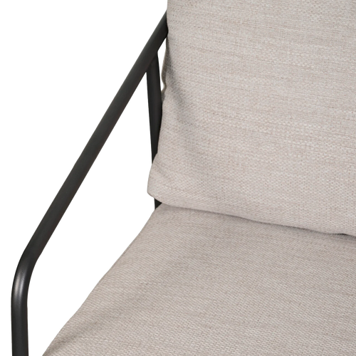 Lisomme Nikki Tuin Loungeset Zwart 5 Delig - Met Zitkussens - vtwonen shop