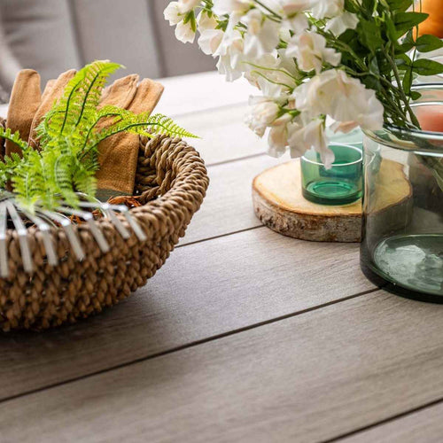 Garden Impressions tuinset Lucas - Tulli bruin - light teak look - 9-delig