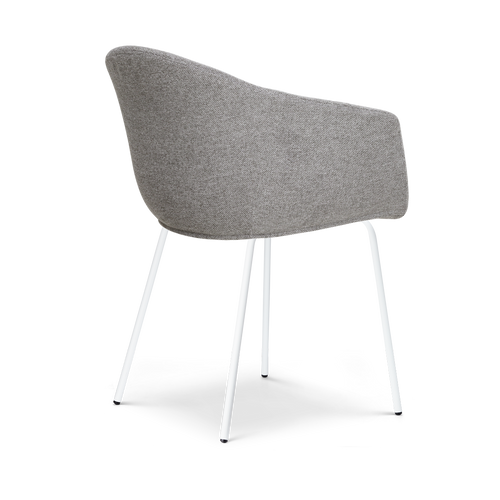 Nolon Nora-Otis Eetkamerstoelen Set van 2 - Donkergrijs - Witte Poten - vtwonen shop