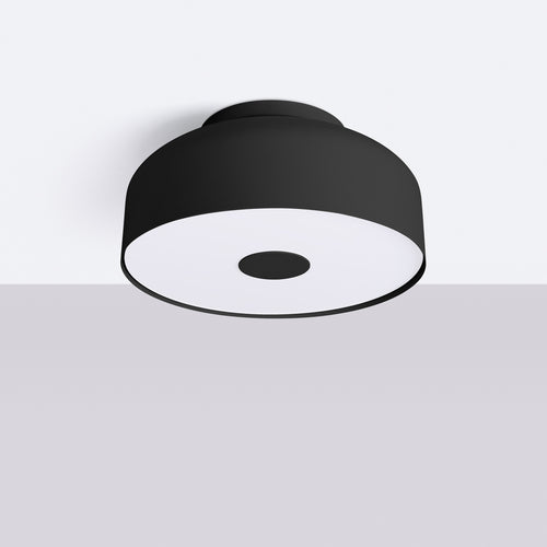 Sollux Lighting Plafondlamp OMIQ zwart - 30x30x15cm