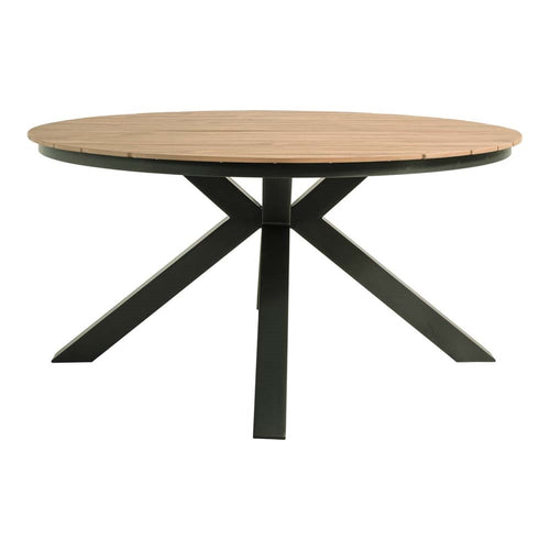 Lesli Living tuintafel Arezzo - antraciet - Ø120x74cm