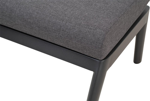Lesli Living voetenbank Florence - grijs - 58x58x30,5cm