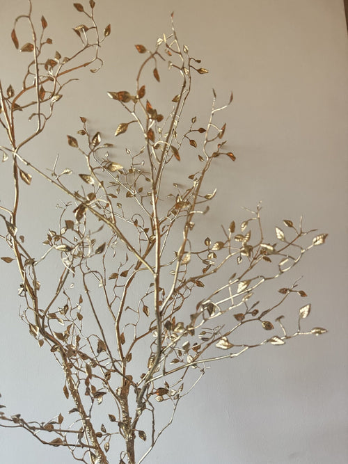 My Flowers.shop Goudkleurige wilde dwergmispel zijden bloem | Lengte 145 centimeter | Per stuk - vtwonen shop