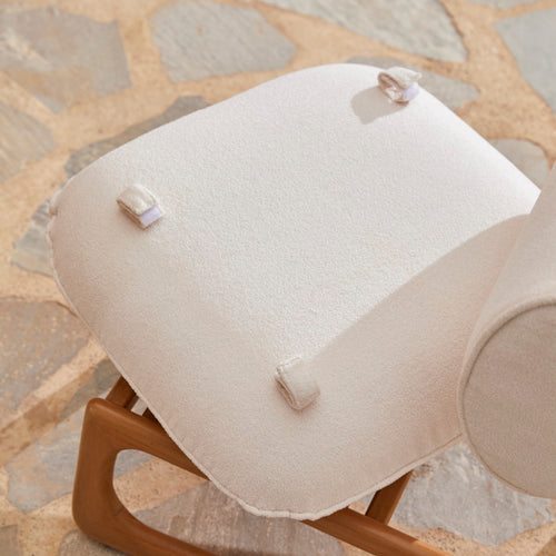 Tikamoon Tuinfauteuil in massief teakhout en stof - Naturel - vtwonen shop