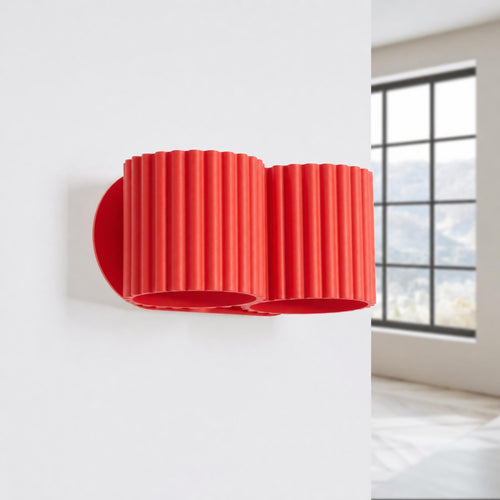 Sollux Lighting Wandlamp AURA 2 rood G9 - 21x12x10cm