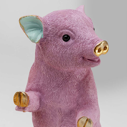 Kare Design Boekensteun geel en paars varkens (2/Set) - vtwonen shop