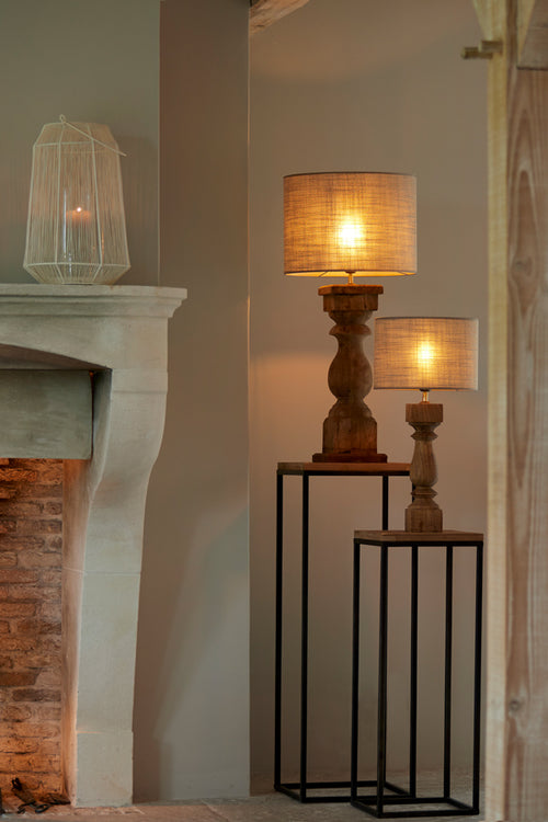 Light & Living lampvoet CUMANI - Ø10x47cm - bruin