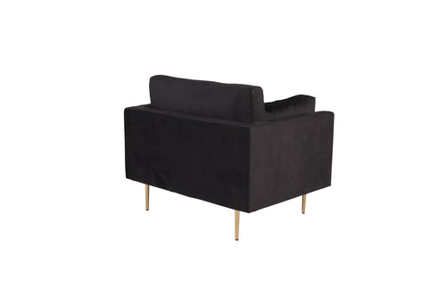 BRAM Fauteuil Renzo - Zwart Velours - vtwonen shop