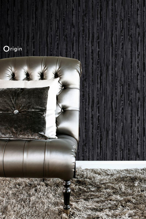 Origin Wallcoverings behang strepen zwart - 53 cm x 10,05 m - 346644 - vtwonen shop