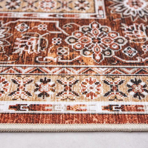 Interieur05 Vintage vloerkleed Nomad Roest/Bruin