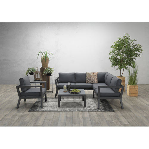 Garden Impressions loungestoel San Luis donker grijs - vtwonen shop