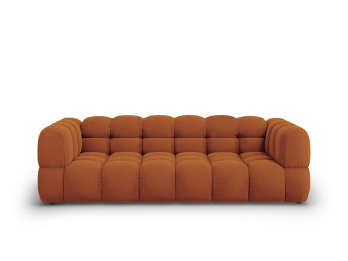 Cosmopolitan Design Modulaire bank Sky 4-zits, flueel, terracotta - 102x244x70cm