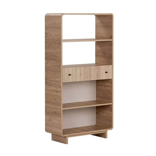 Calicosy - Etagère CELENA - Donker hout 78x34x154 cm