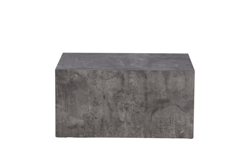 Rebellenclub Salontafel Tusani - 80 x 60 cm - Grijs Betonlook