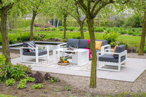 Cozy living sfeerhaard Sines - mat wit - aluminium - 130x70 cm - vtwonen shop