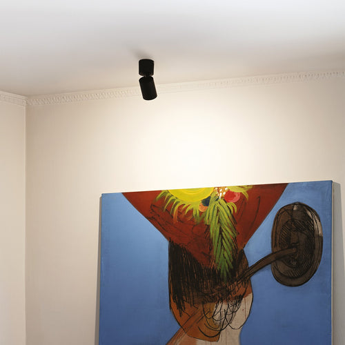 Ideal Lux TOBY Verstelbare opbouwdownlight zwart
