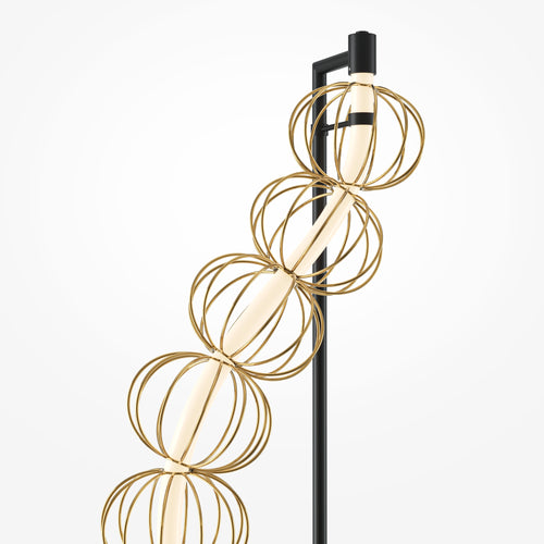 Maytoni - Vloerlamp Golden Cage - Goud - vtwonen shop