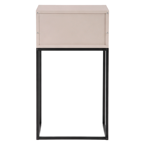 WOOOD nachtkastje met lade geborsteld dust Zola - 74x40x35
