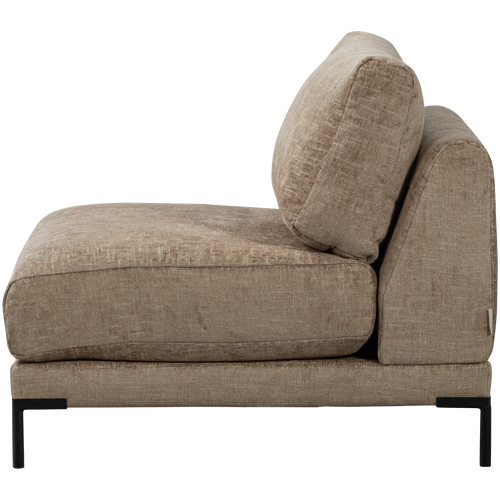 vtwonen loveseat bank element Couple - Polyester - Mud Melange - 89x100x100 - vtwonen shop
