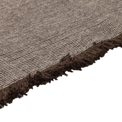 WOOOD vloerkleed 170x240 cm Weavly - Wol - Bruin/Naturel