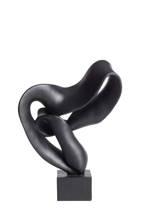 Light & Living ornament KAJAN - 33x14.5x44.5cm - zwart