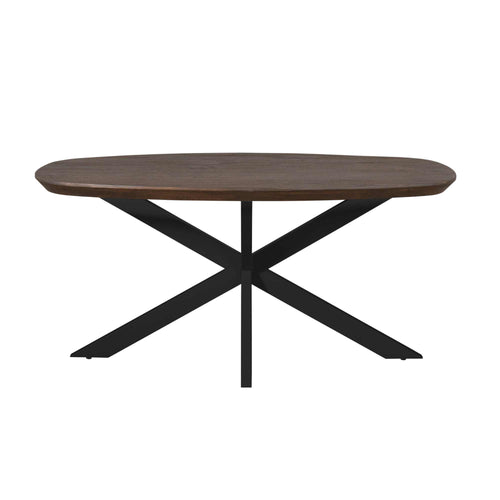 Starfurn  eettafel Madison - zwart - 90x160x76cm