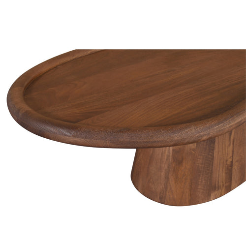 DÉJA Living Salontafel Estella - Organisch Donkerbruin Mangohout - 130x60x39cm - vtwonen shop